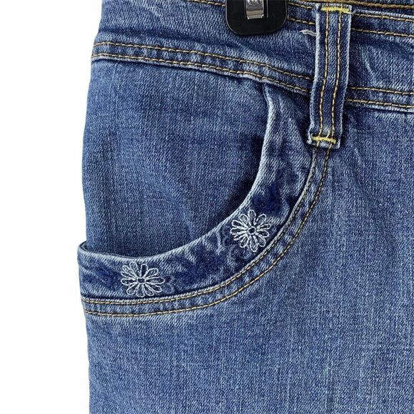 Gloria Vanderbilt Blue Jean Capri Pants Size 8 - Picture 3 of 6